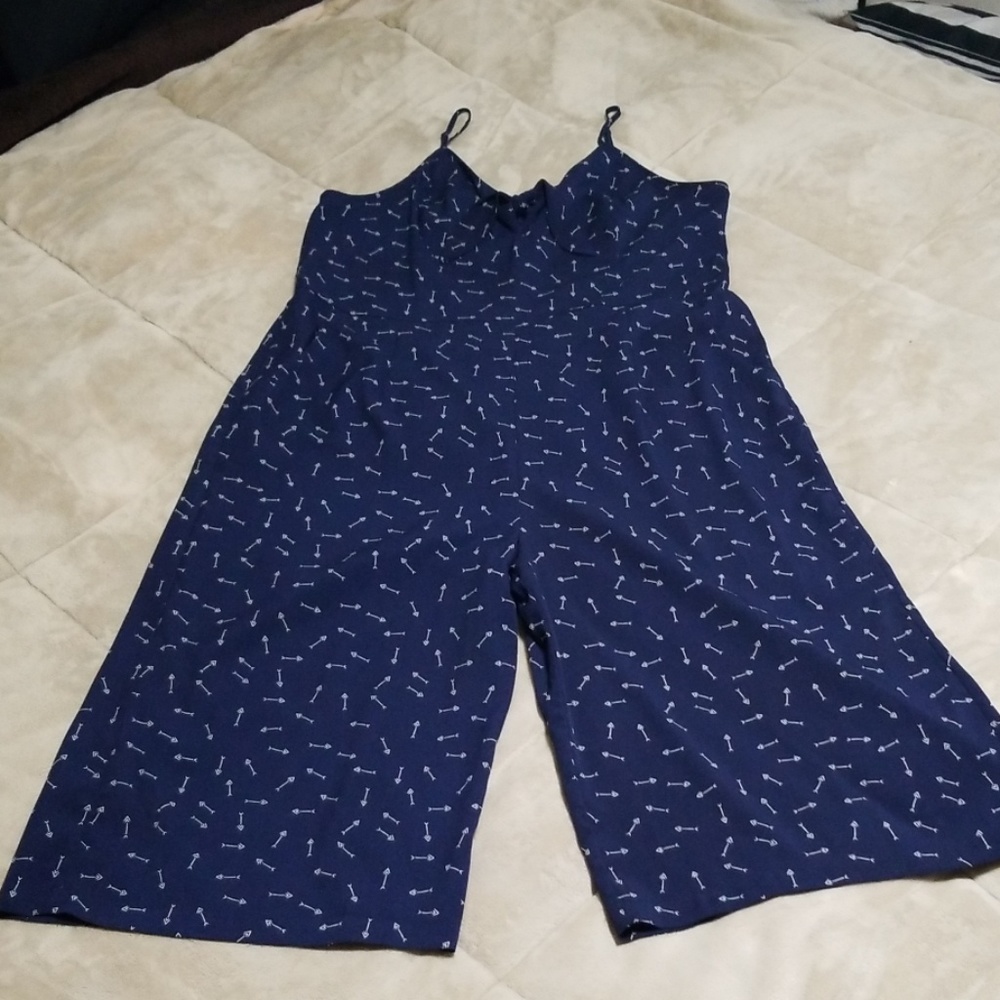 Navy blue with arrows jumpsuit